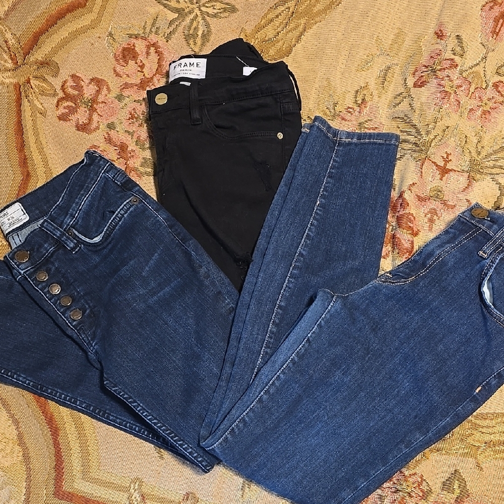 BUNDLE Of Skinny Jeans FRAME, FREE PEOPLE, CURRENT ELLIOT
